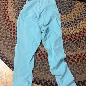 Woman’s lululemon align leggings cyan blue